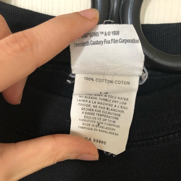 Vintage ‘The Simpson’ Homer New Years Checklist Graphic T-Shirt - Picture 7 of 7